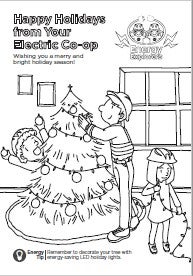 Happy Holidays Coloring Page