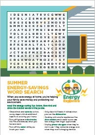 Summer Savings Word Search